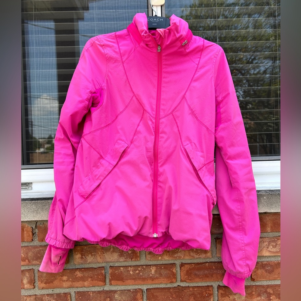 Lululemon hot pink jacket size 6